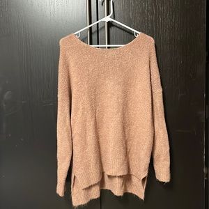 Debut Cross Back Sweater - Rose - Small